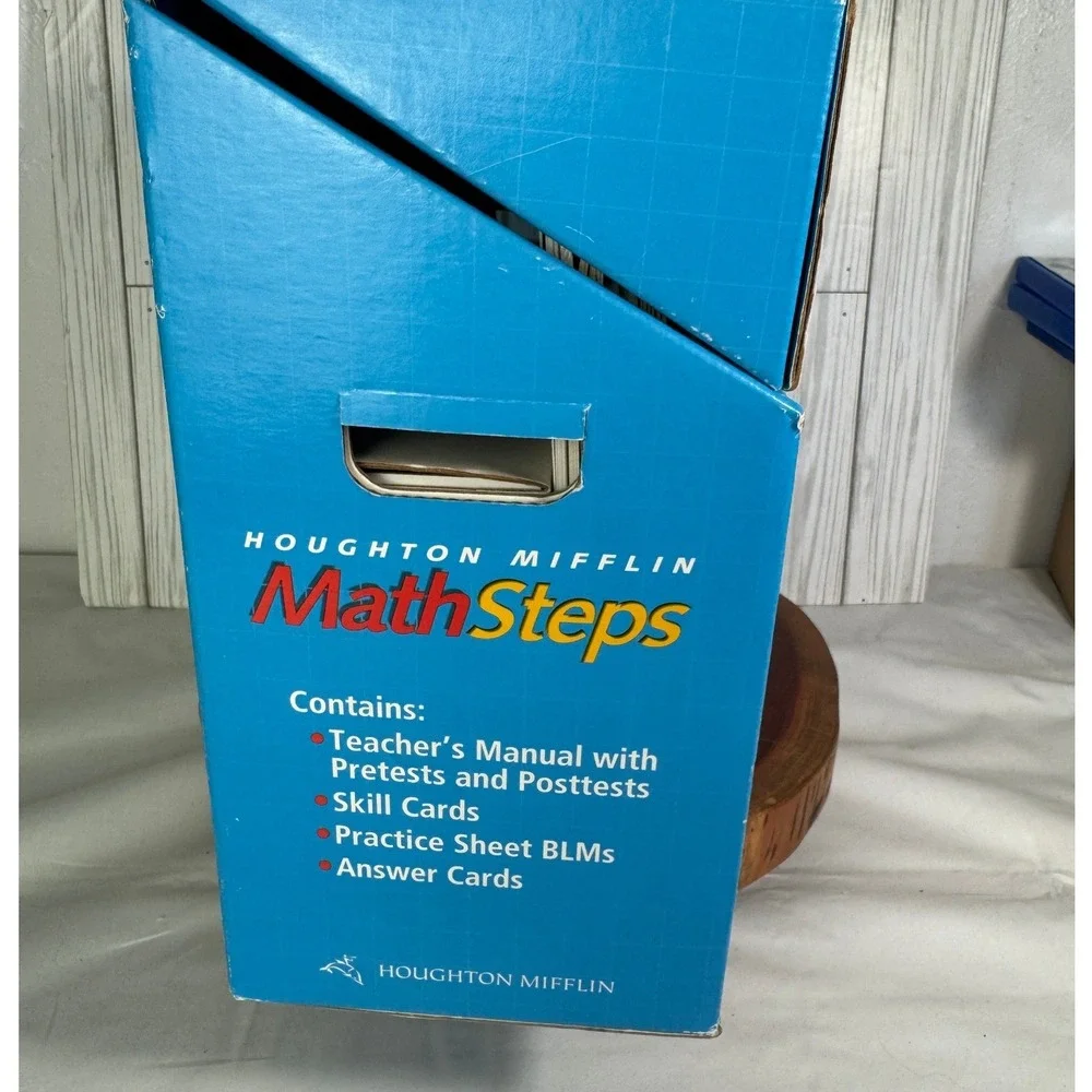 Houghton Mifflin Math Steps Computational Skills Tutorial Kit Levels 1-2 K-2 VTG